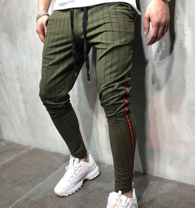 Casual Striped Long Pants for Outdoor Sports