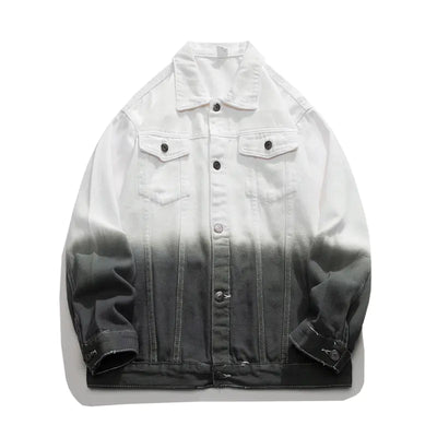 Men's Gradient Dyed Denim Jacket (Two Options)